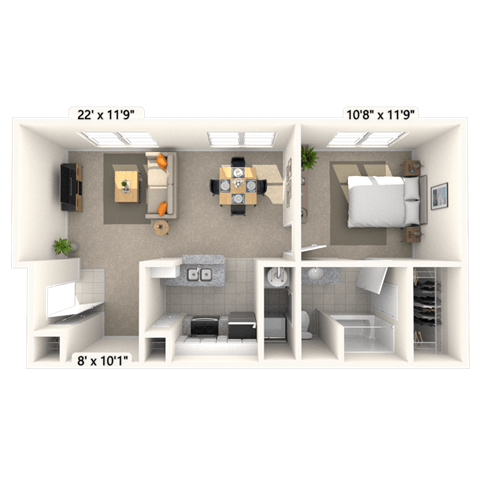 2815 Allen Street #120 Studio-2 Beds Apartment for Rent - Photo Gallery 90