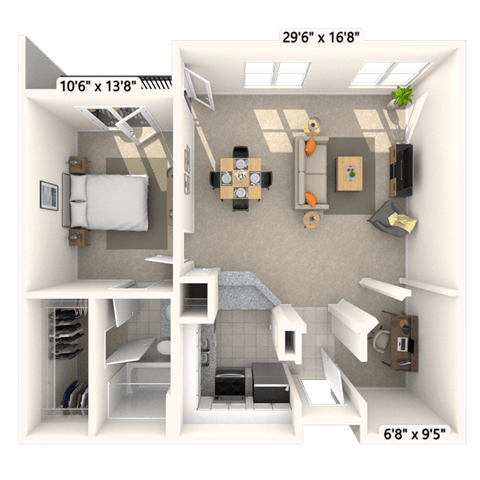 2815 Allen Street #120 Studio-2 Beds Apartment for Rent - Photo Gallery 96