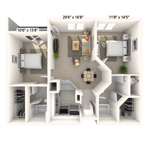 2815 Allen Street #120 Studio-2 Beds Apartment for Rent - Photo Gallery 98