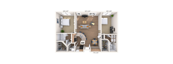 Traditional 2x2 1003-1201 SF