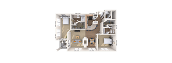 Traditional 2x2.2 1376 SF