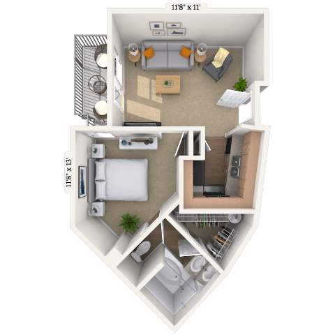 2815 Allen Street #120 Studio-2 Beds Apartment for Rent - Photo Gallery 43