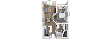 Traditional 1x1 646-653 SF