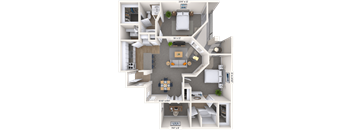 Traditional 2x2 1157 SF