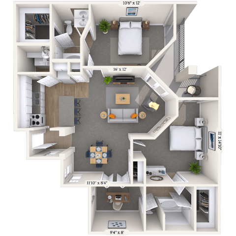 2815 Allen Street #120 Studio-2 Beds Apartment for Rent - Photo Gallery 93