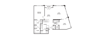 Traditional 1x1.5 862 SF