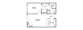 Traditional 1x1 548-695 SF