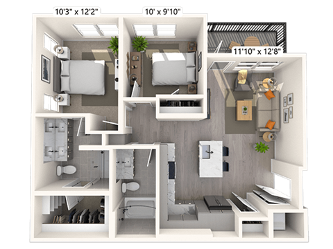 4692 N Beeler Court 1-3 Beds Apartment for Rent - Photo Gallery 21