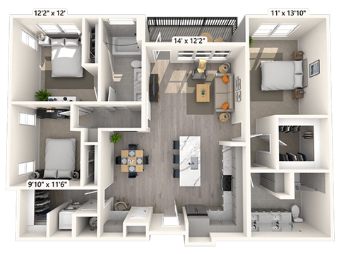 4692 N Beeler Court 1-3 Beds Apartment for Rent - Photo Gallery 26