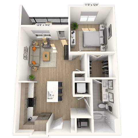 1250 Hitchings Way Studio-3 Beds Apartment for Rent - Photo Gallery 18