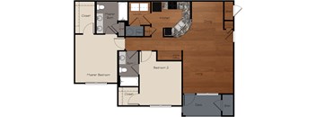a conceptual drawing of a floor plan of a house