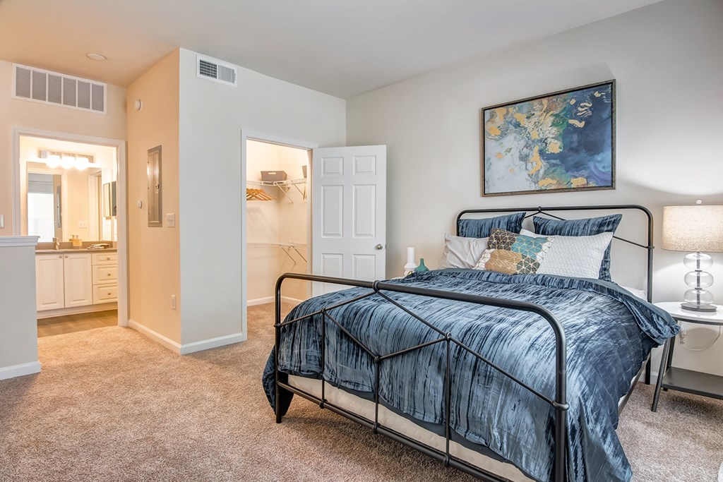 Bedroom with Kitchen and Walk-in Closet