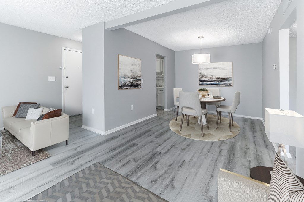 Living Room and Dining Room