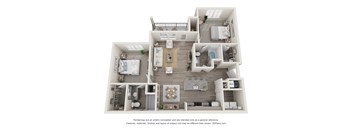 2 Bed 2 Bath 1157 sq ft Apartment