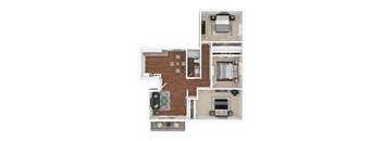 Greenfield Apartments Floorplans - 3x1