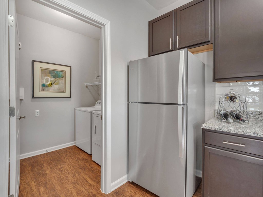 Kitchen and In-unit Washer & Dryer