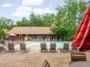Pool and Sundeck at Timber Ridge Apartments in Wyoming, MI Pool and Sundeck at Timber Ridge Apartments in Wyoming, MI - Photo Gallery 5