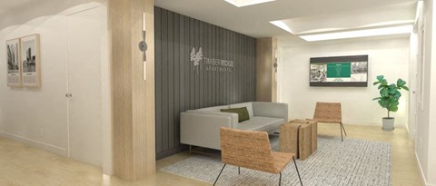 Timber Ridge Apartments leasing office and resident services area in Wyoming, MI