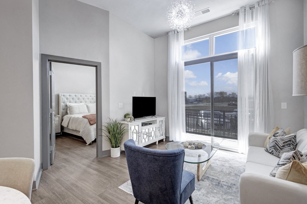 Living Room and Bedroom