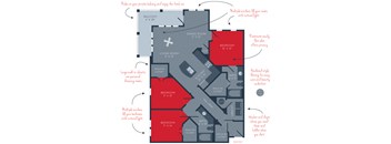 C1 Neptune 3 Bed 2 Bath The Moderne at Providence Apartments in Huntsville, AL