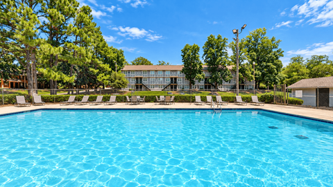 Swimming pool at Madison Park Apartments & Townhomes in Birmingham, Alabama.
