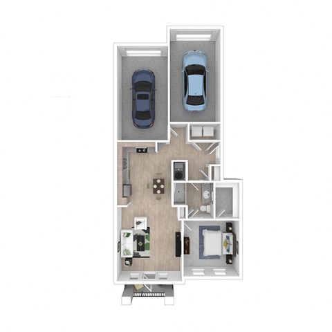 A3.2HC Floorplan with 2 Car Garage