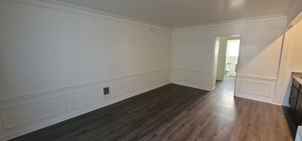 another view of the living room from the kitchen