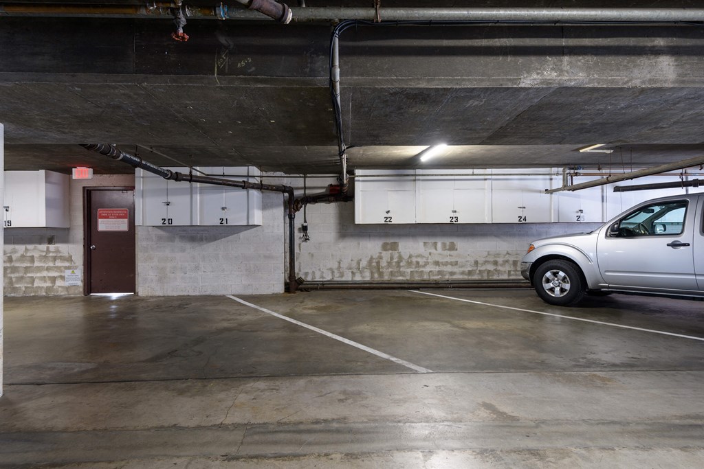 parking garage in apartments for rent in Long Beach