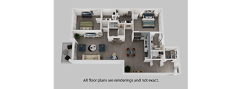 2 Bedroom + 2 Bath