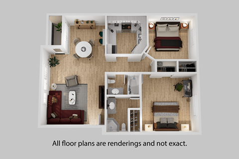 all floor plans are bedrooms and not exact