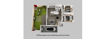 Two Bedroom + 1 Bath