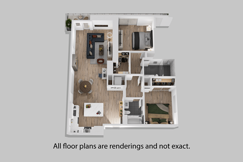 all floor plans are redesigned and not exact