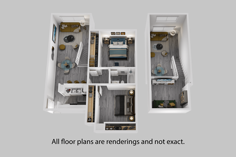 all floor plans are redesigned and not exact