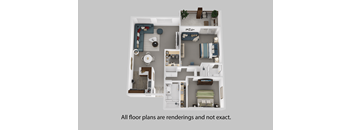 all floor plans are redesigned and not exact