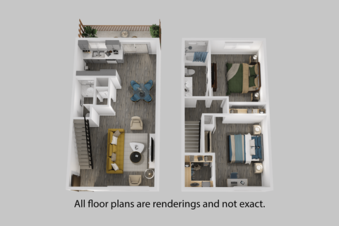all floor plans are redesigned and not exact