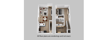 all floor plans are redesigned and not exact