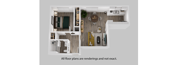 all floor plans are redesigned and not exact