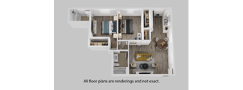a floor plan of a room with all floor plans are redundancies and not exact