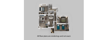 all floor plans are redesigned and not exact