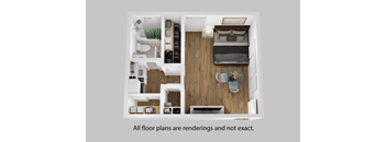 all floor plans are redesigned and not exact