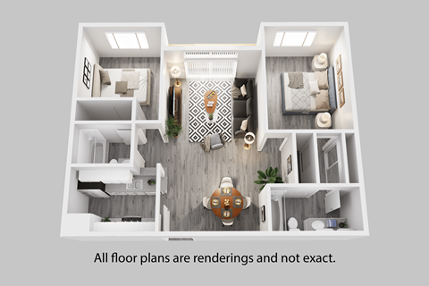 bedroom floor plans at the crossings at white marsh apartments in white marsh, md