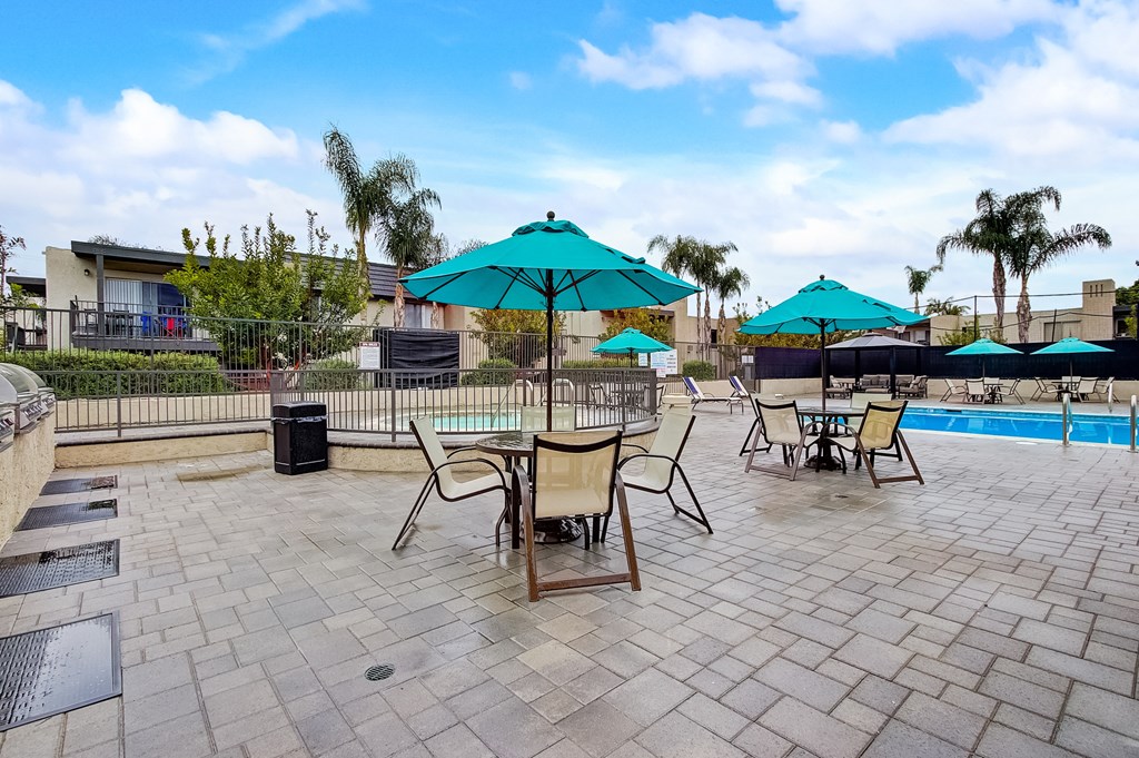 take a dip in the pool at the enclave at woodbridge apartments in sugar land, tx