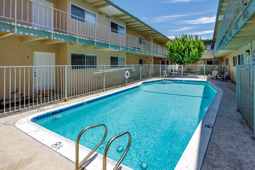 our apartments have a large pool for residents to enjoy