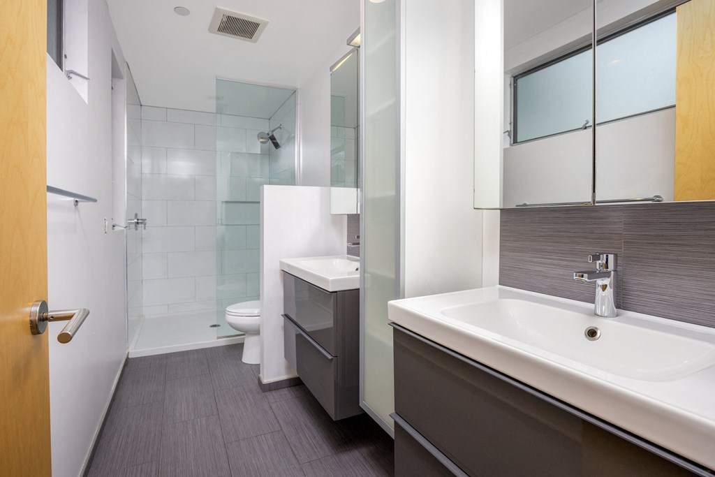 a bathroom with a sink and a toilet