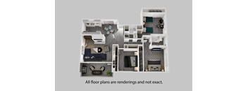 all floor plans are redesigned and not exact