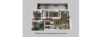 a floor plan of a room with all floor plans are redundancies and not exact