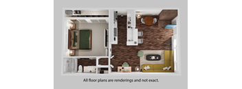 all floor plans are redesigned and not exact
