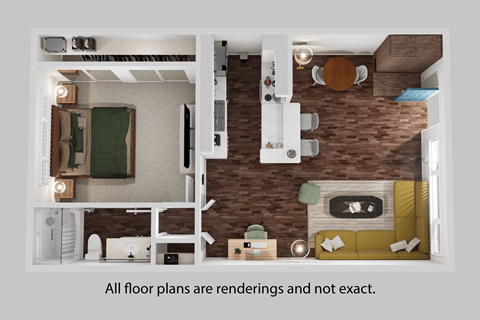all floor plans are redesigned and not exact