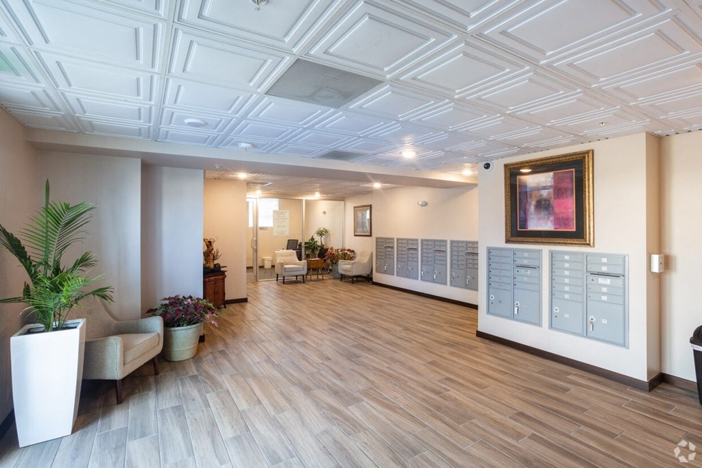 living room Summit on Woodman apartments