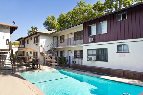 our apartments in a city have a swimming pool